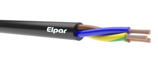 Cable de alimentación RS PRO H03VV-F, 3, ext. 5.39 mm OD, long. 100 m, 300V, 500 V 70 °C, funda de Cloruro de | RS